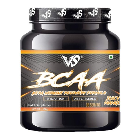 1 - V-SHAPE SUPPS BCAA Intra Workout Recovery Formula,  0.39 lb  30 Servings  Juicy Mango 