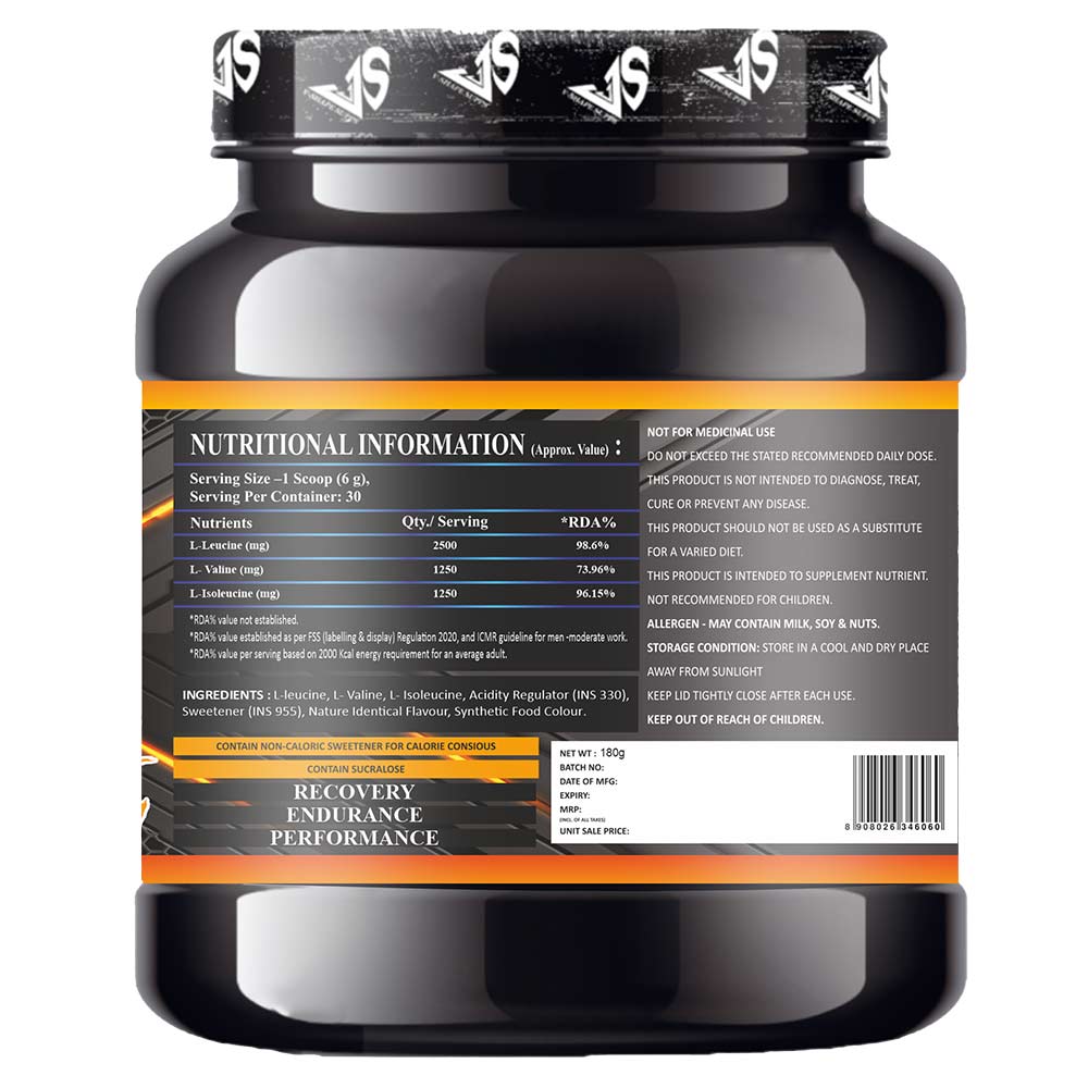 4 - V-SHAPE BCAA Intra Workout Recovery Formula,  0.39 lb  30 Servings  Fruit Punch 