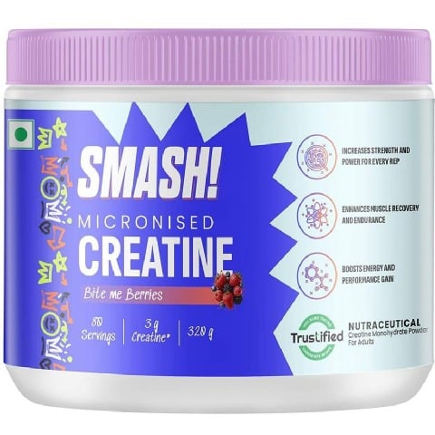3 - Smash Micronised Creatine Monohydrate,  Bite me Berries  0.70 lb 