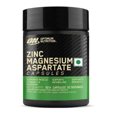1 - ON (Optimum Nutrition) Zinc Magnesium Aspartate (ZMA),  60 capsules 