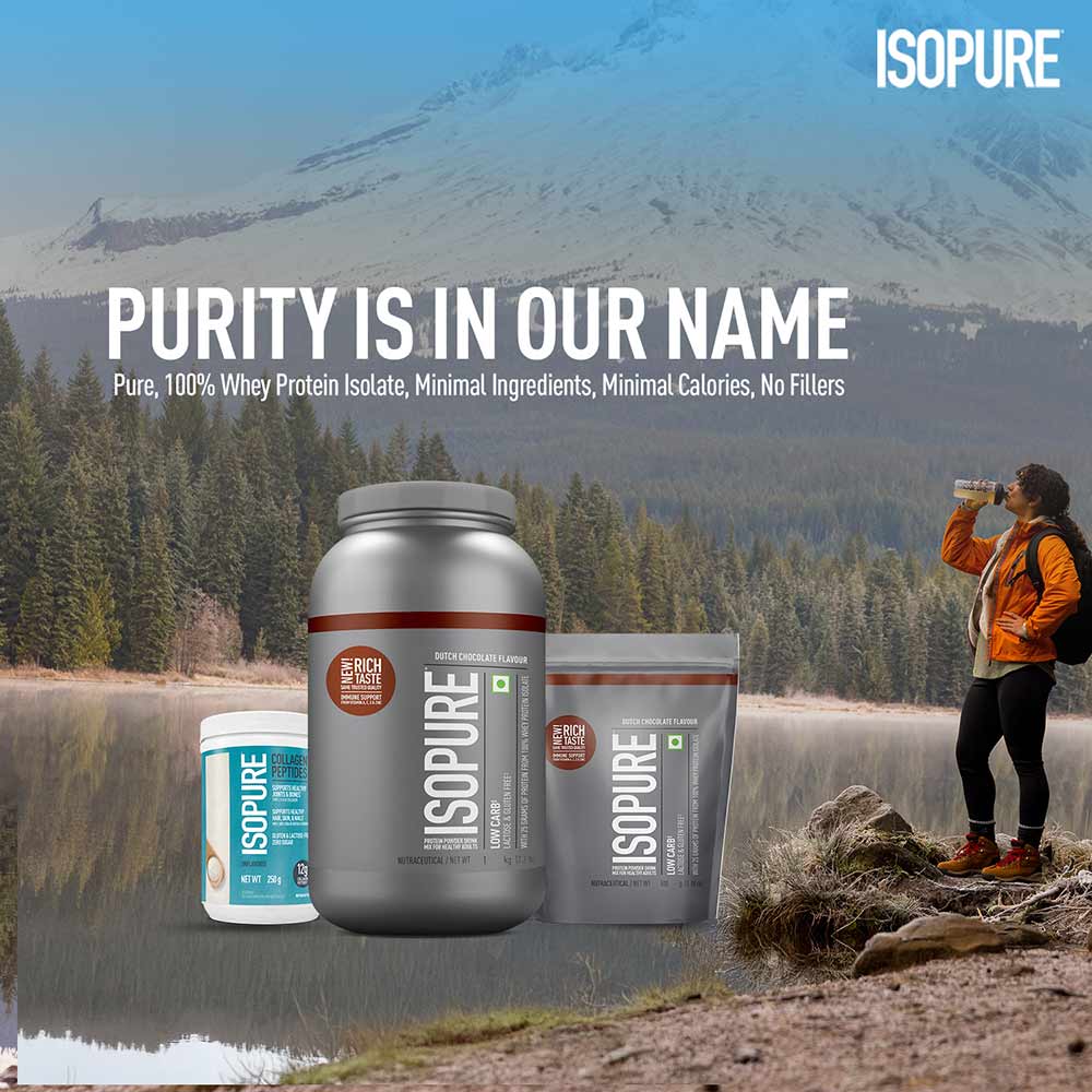 11 - Isopure 100% Whey Protein Isolate,  1.1 lb  Low Carb - Dutch Chocolate 