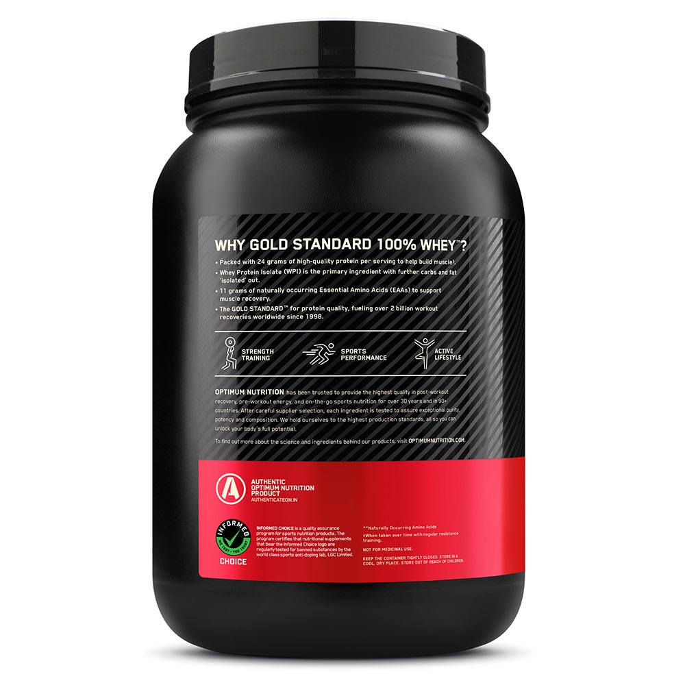 12 - ON (Optimum Nutrition) Gold Standard 100% Whey Protein,  2 lb  Delicious Strawberry 