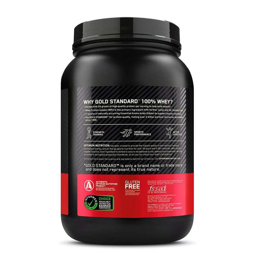 12 - ON (Optimum Nutrition) Gold Standard 100% Whey Protein,  2 lb  Vanilla Ice Cream 
