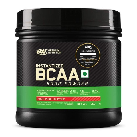 1 - ON (Optimum Nutrition) Instantized BCAA 5000,  0.55 lb  30 Servings  Fruit Punch 