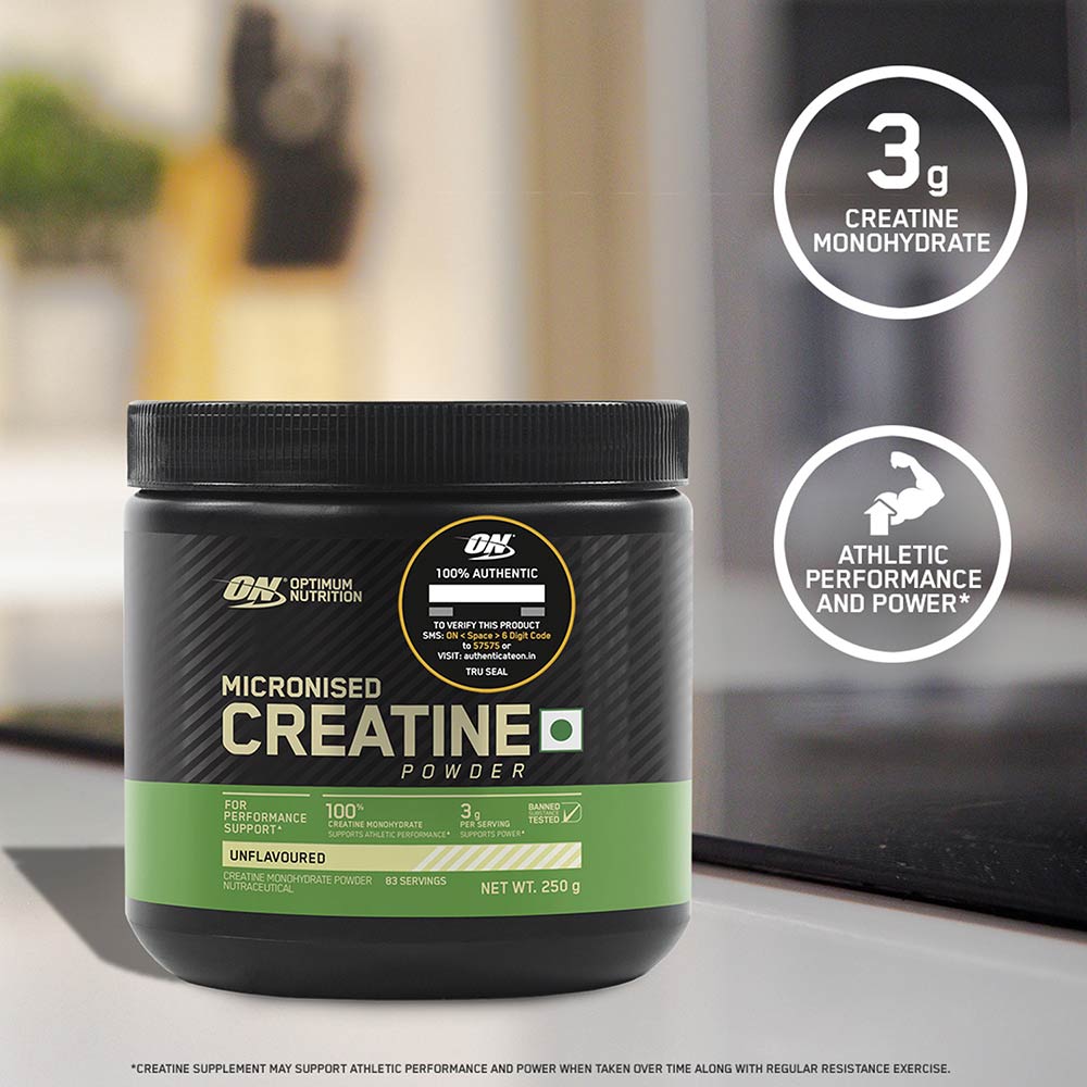 2 - ON (Optimum Nutrition) Micronized Creatine Powder,  Unflavoured  0.55 lb 