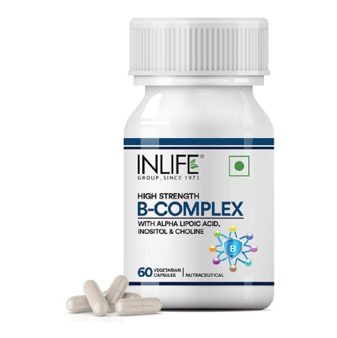 1 - INLIFE High Strength B-Complex,  60 veggie capsule(s)  Unflavoured 
