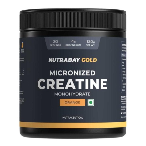 10-(2 - Nutrabay Gold Micronised Creatine Monohydrate,  Orange  0.26 lb 