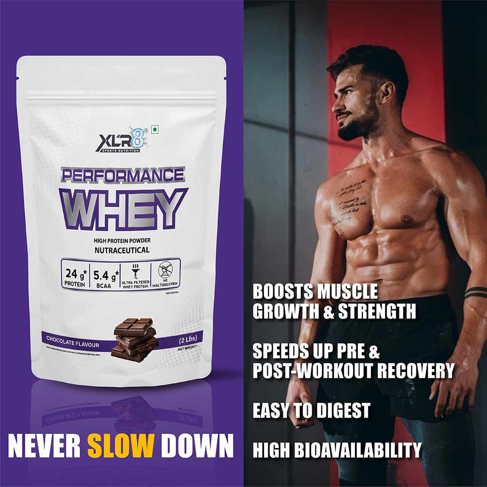 5 - XLR8 Performance Whey,  2 lb  Chocolate 