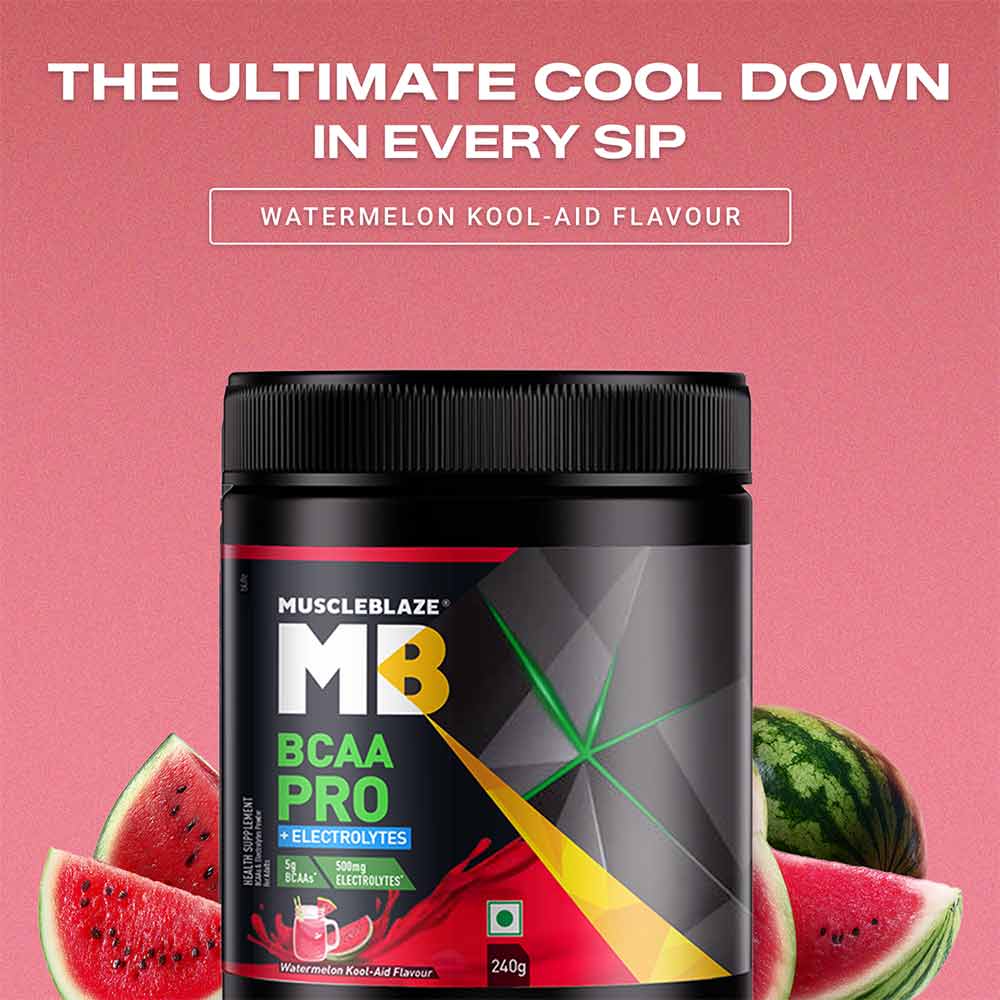 1 - MuscleBlaze BCAA Pro,  0.53 lb  30 Servings  Watermelon Kool Aid