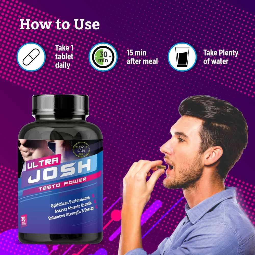 7 - NutraFirst Testo Booster for Men (Ultra Josh),  30 tablet(s)  Unflavoured 