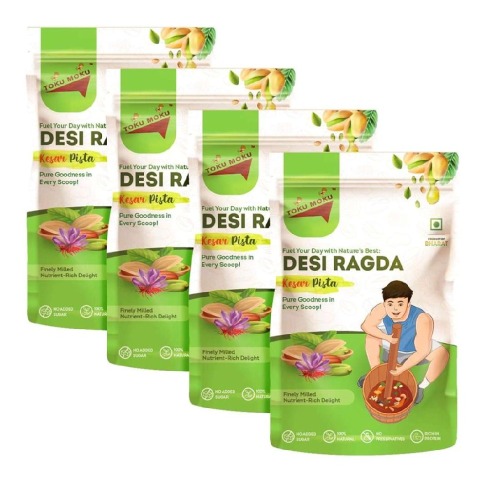 1 - TOKU MOKU Desi Ragda, 62 g Kesar Pista (Pack of 4)