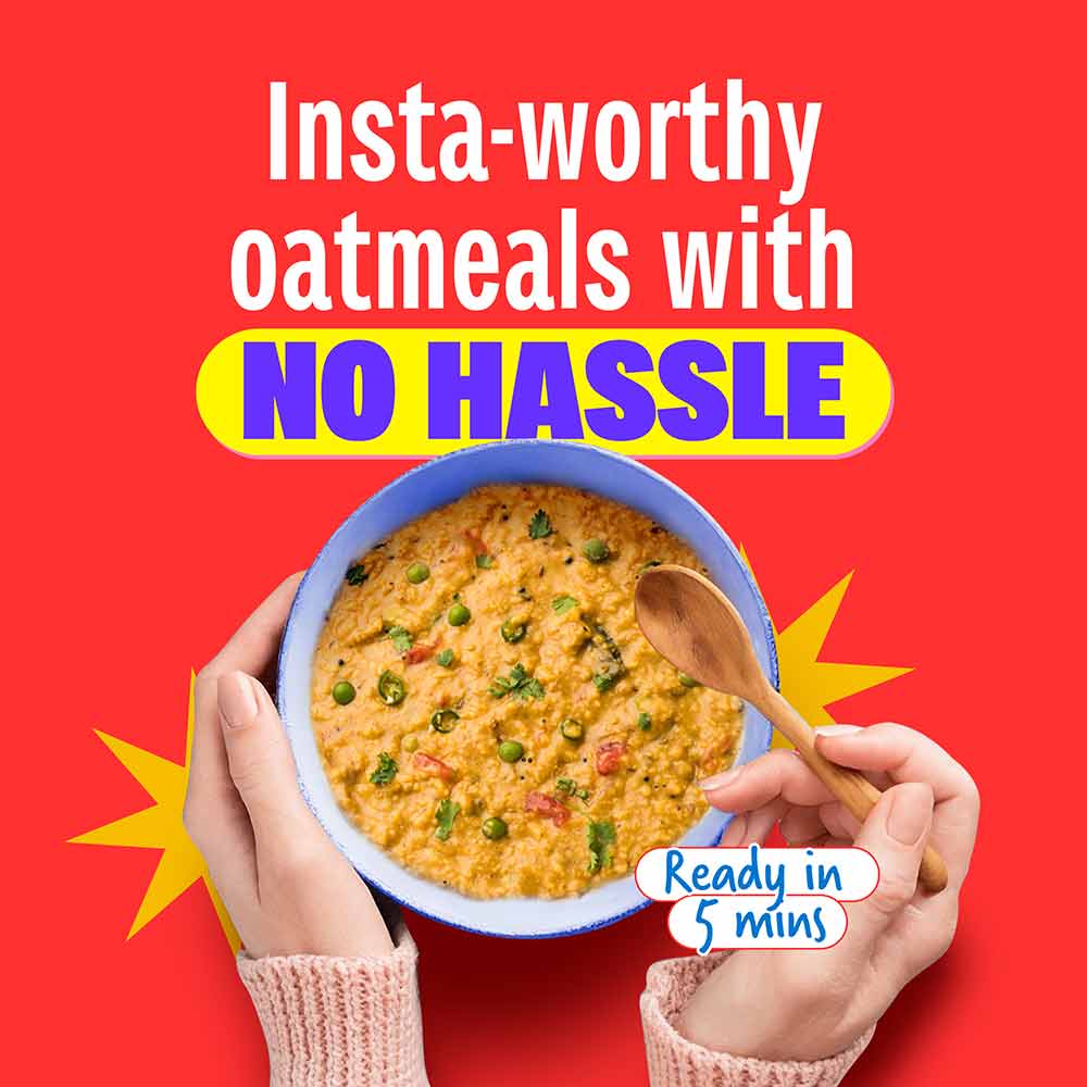 5 - Yogabar 26g High Protein Oats,  1 kg  Mum's Masala 