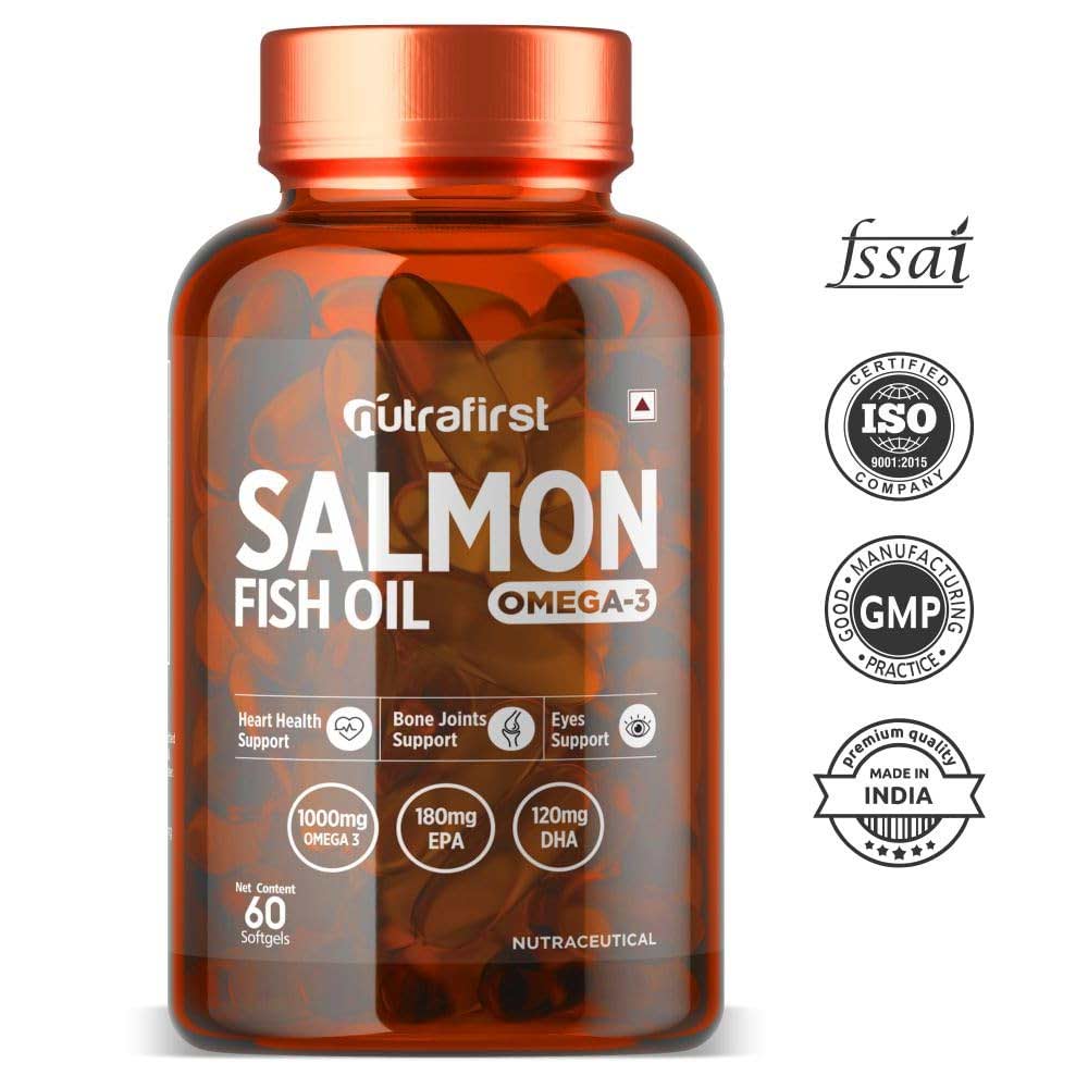 4 - NutraFirst Salmon Fish Oil,  120 softgels 