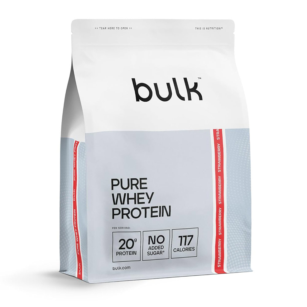 Bulk Pure Whey Protein,  3.96 lb  Strawberry 