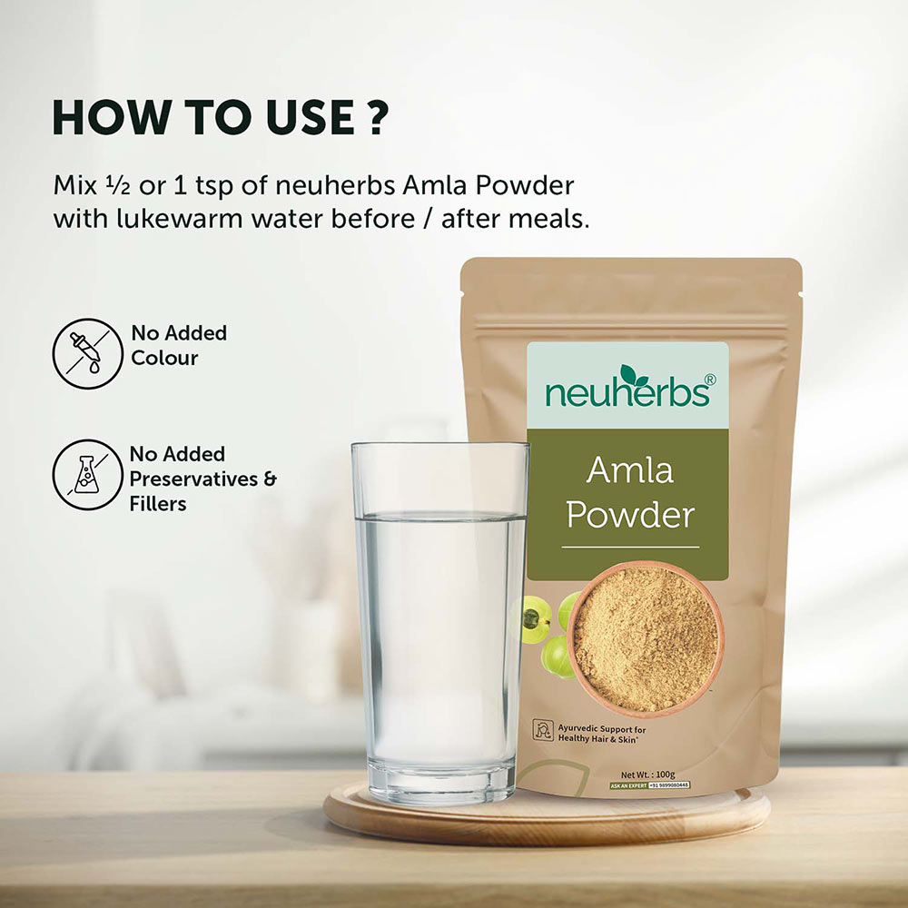 4 - Neuherbs Organic Amla Powder,  100 g 