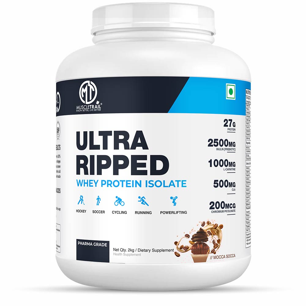 Muscle Trail Ultra Ripped Whey Protein Isolate, 4.4 lb Mocca Socca-image-20