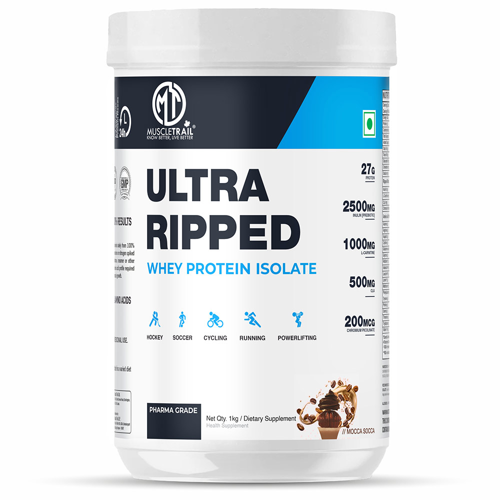 Muscle Trail Ultra Ripped Whey Protein Isolate, 2.2 lb Mocca Socca-image-19