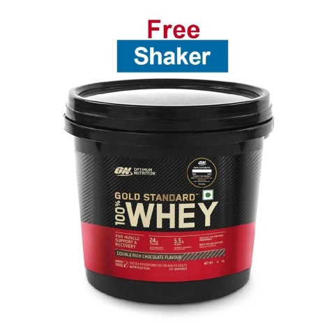 ON (Optimum Nutrition) Gold Standard 100% Whey Protein, 8.8 lb Double Rich Chocolate