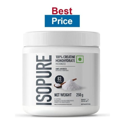 Isopure 100% Creatine Monohydrate,  Unflavoured  0.55 lb 