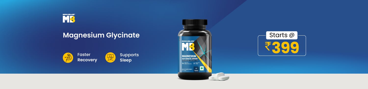 MuscleBlaze Magnesium Glycinate | Starts @ Rs. 399