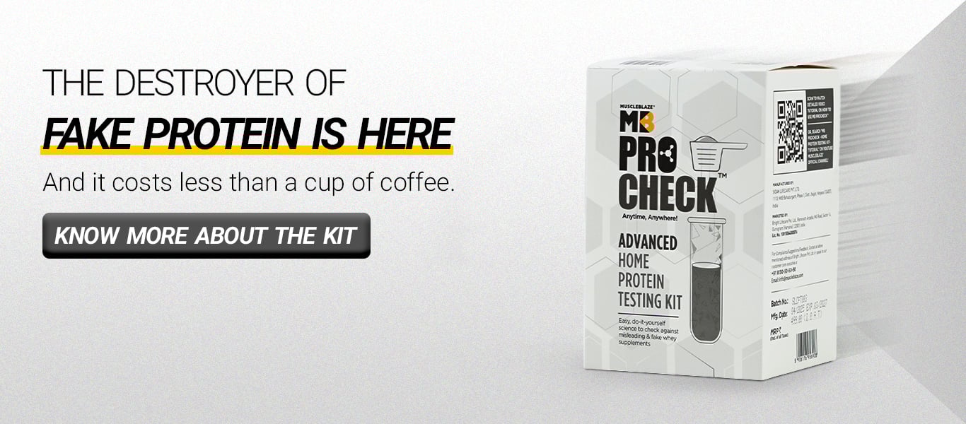 MuscleBlaze ProCheck - Advanced Home Protein Testing Kit @ 239