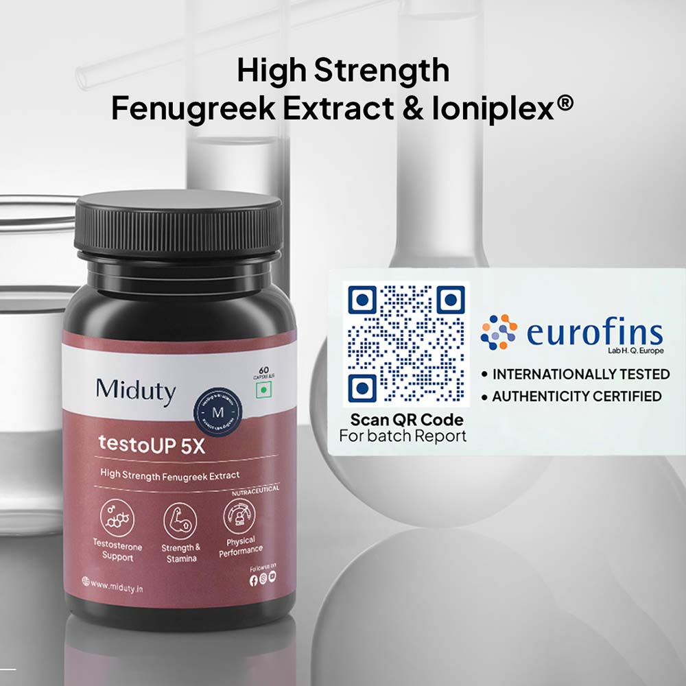 4 - Miduty TestoUP 5X,  60 capsules 