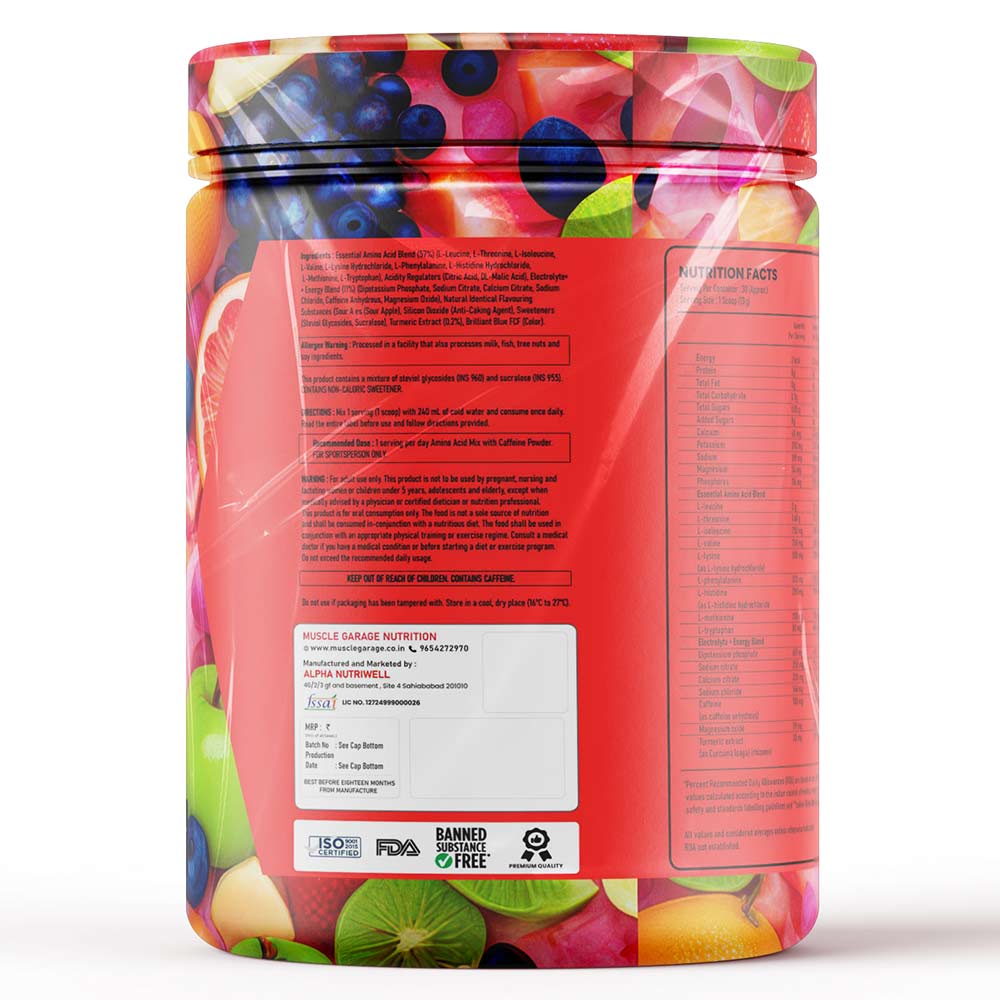 2 - Muscle Garage EAA Goat Energy,  Fruit Punch  0.88 lb  30 Servings 