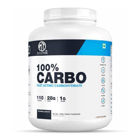 1 - Muscle Trail 100% Carbo,  3.96 lb  Unflavoured 