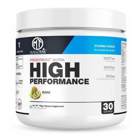 1 - Muscle Trail Pre-Workout Ultra High-Performance,  0.36 lb  Kiwi 
