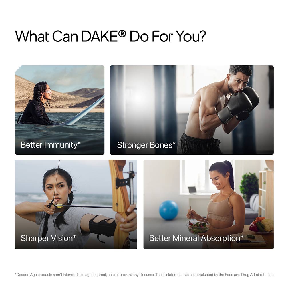 8 - Decode Age Dake Vitashine Vitamin D3, K2 (MK7), A & E,  30 veggie capsule(s)  Unflavoured - 5000 IU 