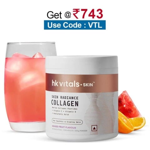 HealthKart HK Vitals Skin Radiance Collagen,  200 g  Mixed Fruit 