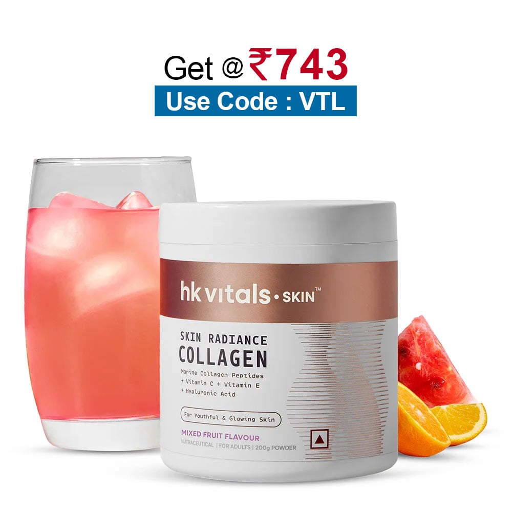 HealthKart HK Vitals Skin Radiance Collagen,  200 g  Mixed Fruit 