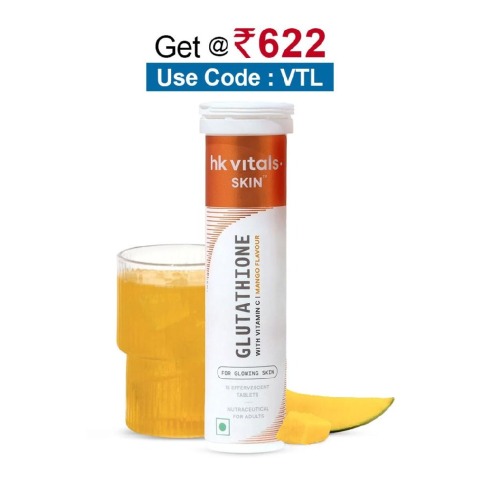 HealthKart HK Vitals Glutathione Effervescent,  Mango  15 tablet(s) 