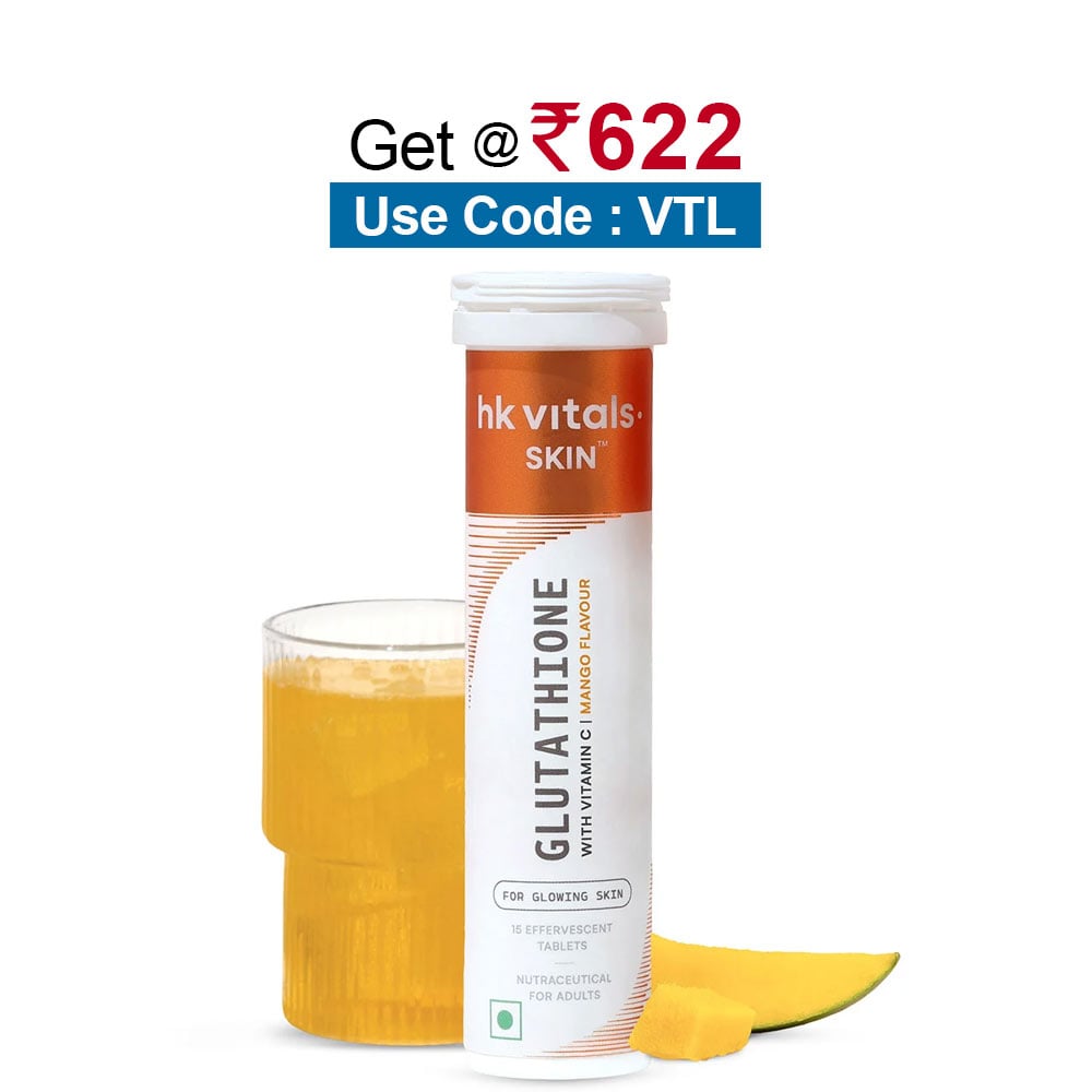 HealthKart HK Vitals Glutathione Effervescent,  Mango  15 tablet(s) 