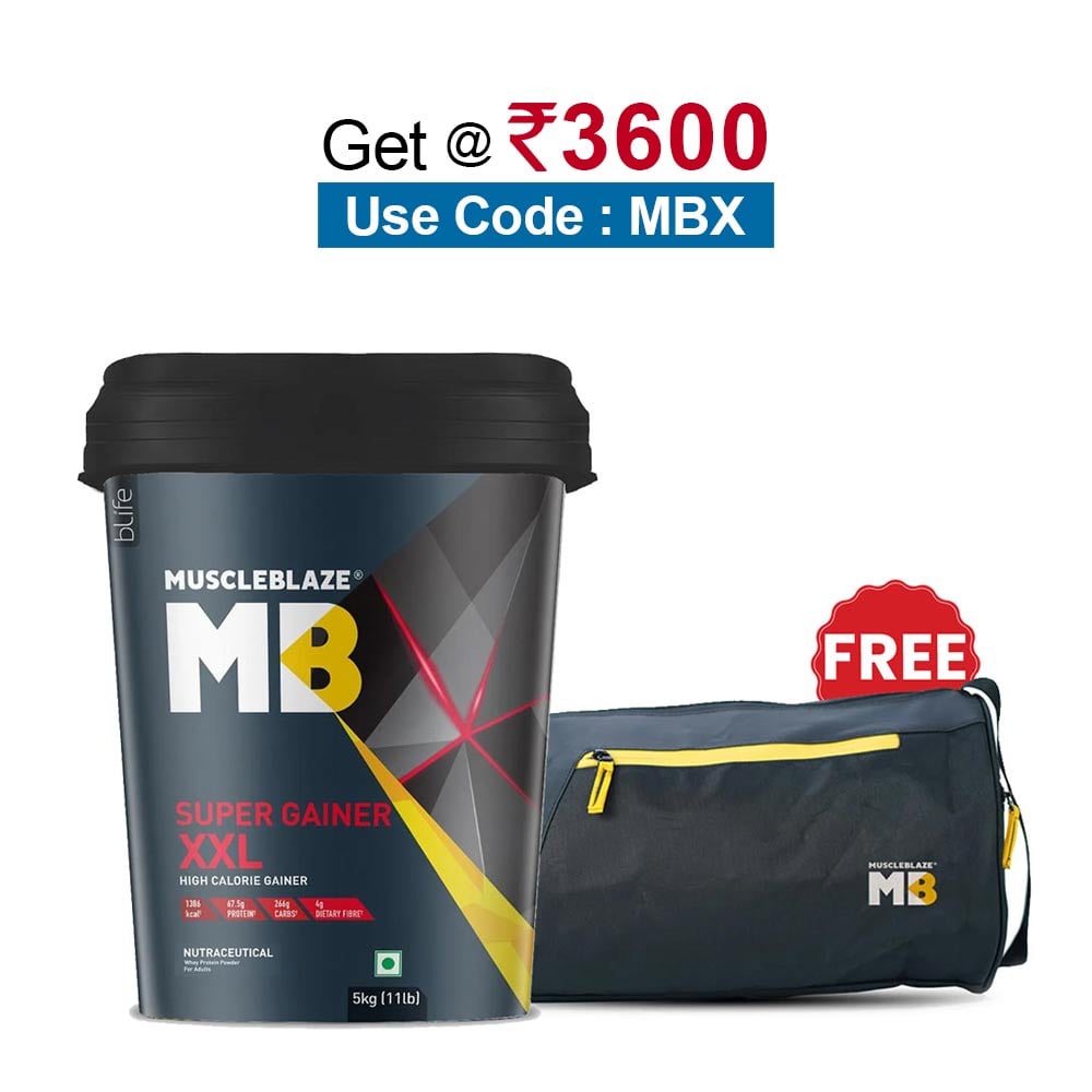 MuscleBlaze Super Gainer XXL,  11 lb  Chocolate 