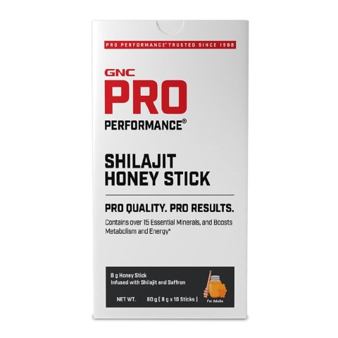 1 - GNC Pro Performance Shilajit Honey Stick,  10 sachets/pack 