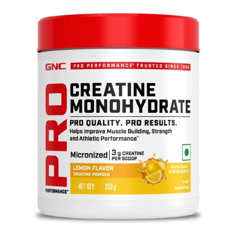 1 - GNC Pro Performance Pure Micronized Creatine Monohydrate,  Lemon  0.55 lb 