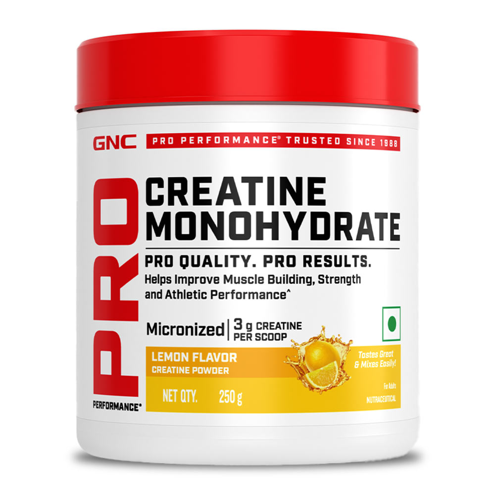 1 - GNC Pro Performance Pure Micronized Creatine Monohydrate,  Lemon  0.55 lb 