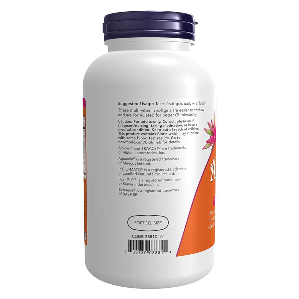 2 - Now Adam Superior Men's Multi,  180 softgels  Unflavoured 