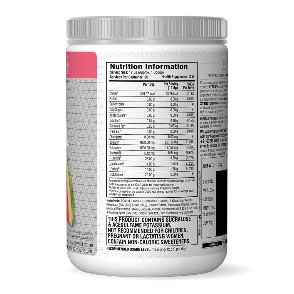 3 - Scivation Original BCAA,  0.83 lb  30 Servings  Watermelon Explosion 