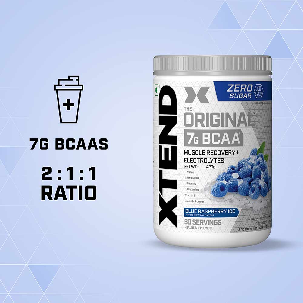 12 - Scivation Original BCAA,  0.93 lb  30 Servings  Blue Raspberry Ice 