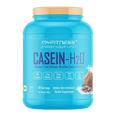 1 - Myfitness Casein-H2O,  1.1 lb  Double Rich Chocolate 