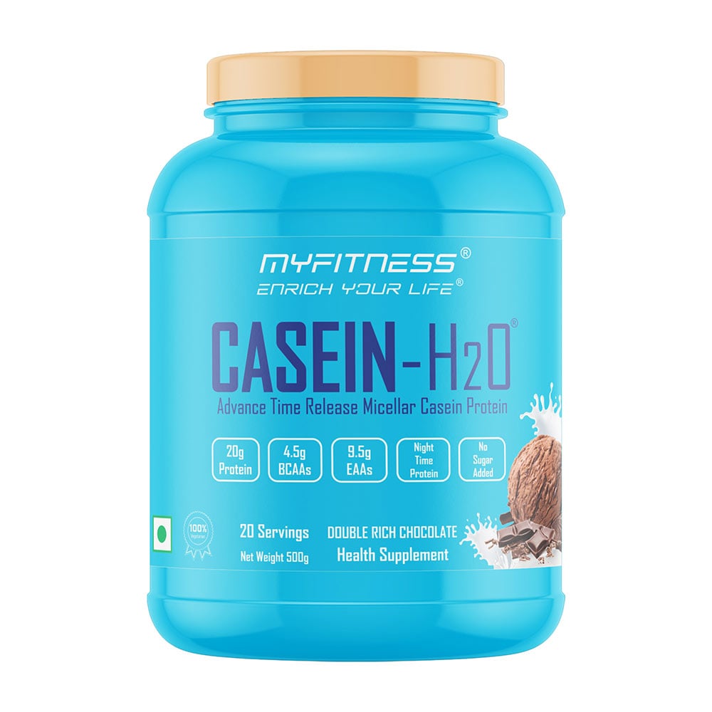 1 - Myfitness Casein-H2O,  1.1 lb  Double Rich Chocolate 