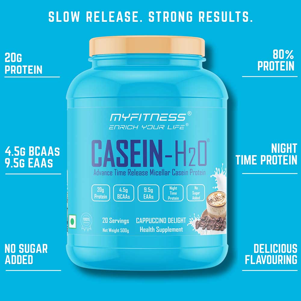 5 - Myfitness Casein-H2O,  2.2 lb  Cappuccino Delight 