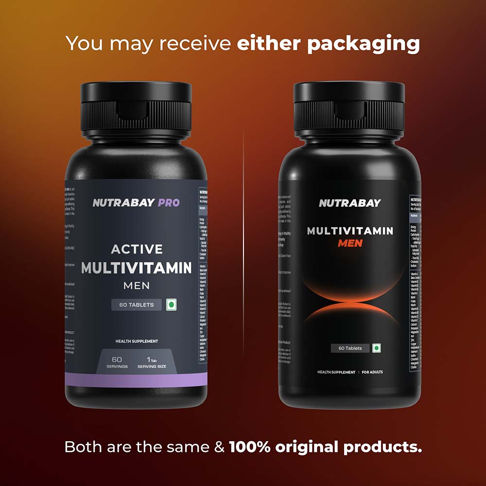 2 - Nutrabay Pro Active Multivitamin Men,  60 tablet(s)  Unflavoured 