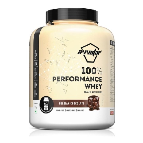1 - Avvatar 100% Performance Whey,  4.4 lb  Belgian Chocolate 