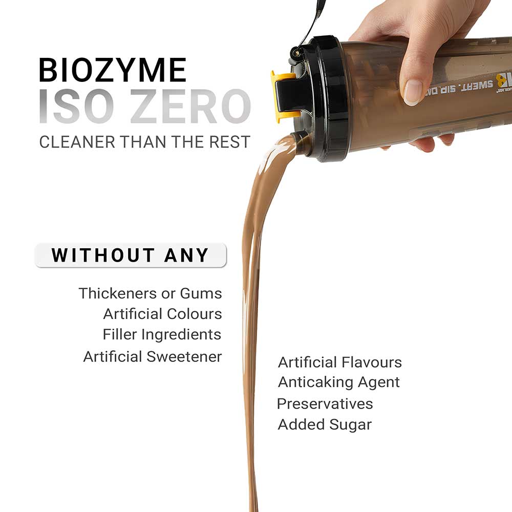 7 - MuscleBlaze Biozyme Iso-Zero, 2.2 lb Low Carb Ice Cream Chocolate