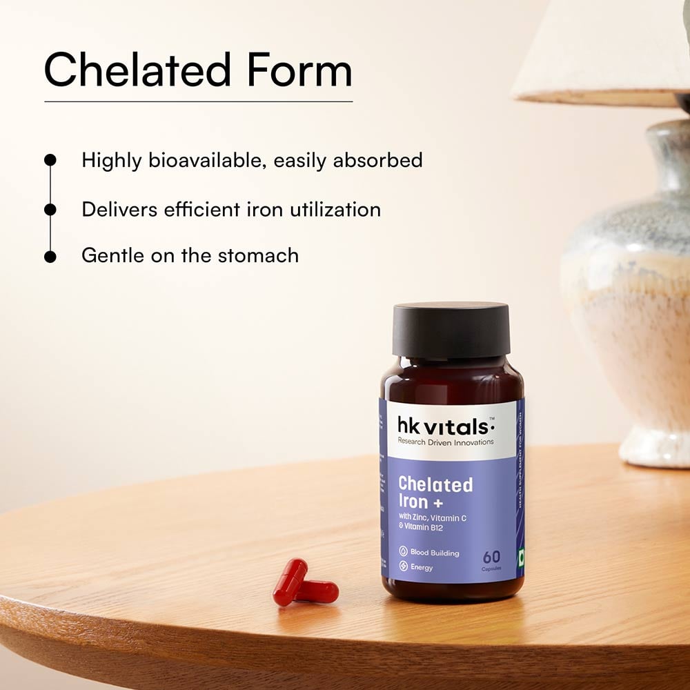 6 - HealthKart HK Vitals Chelated Iron +,  60 capsules