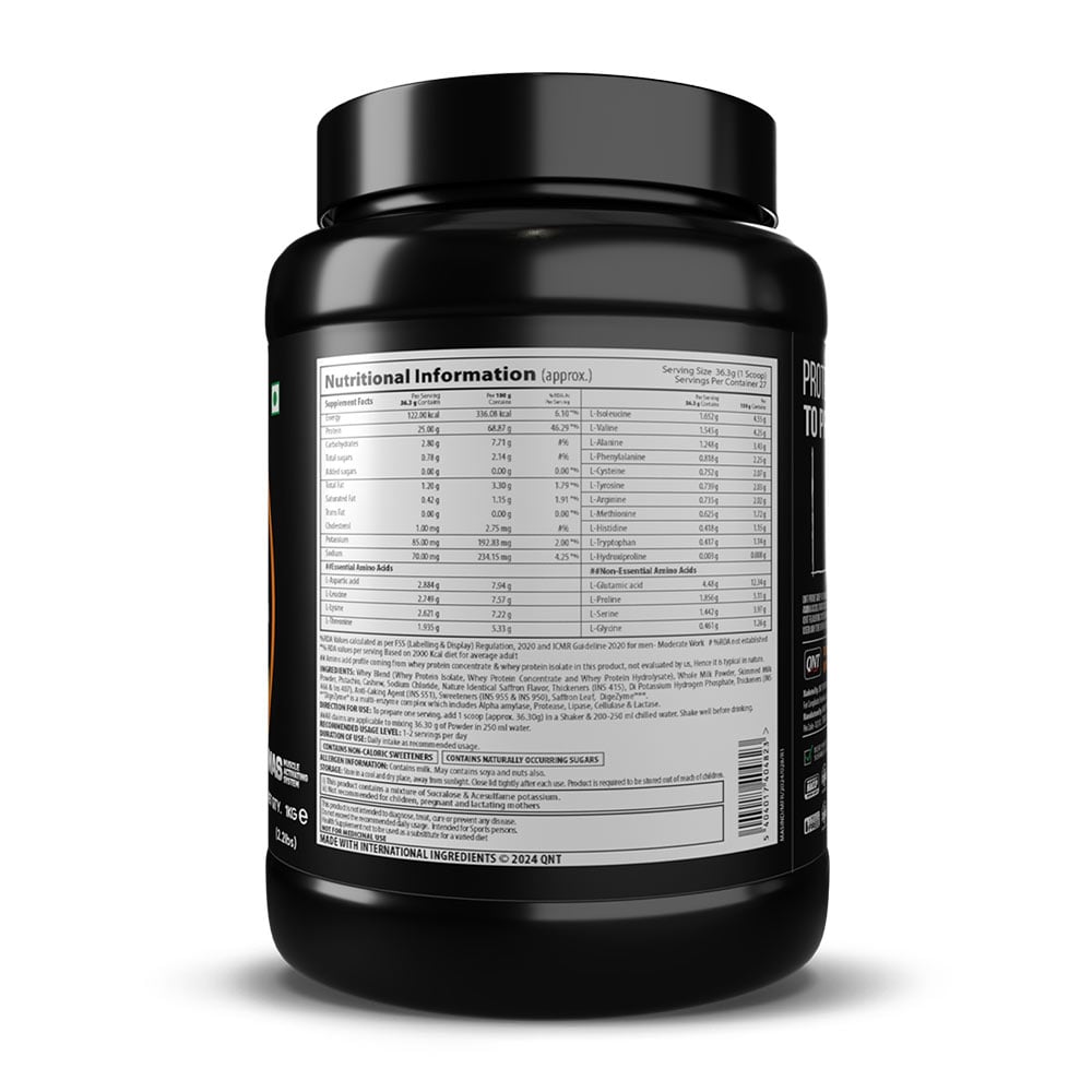 3 - QNT Prime Whey,  2.2 lb  Kesar Kaju Pista 