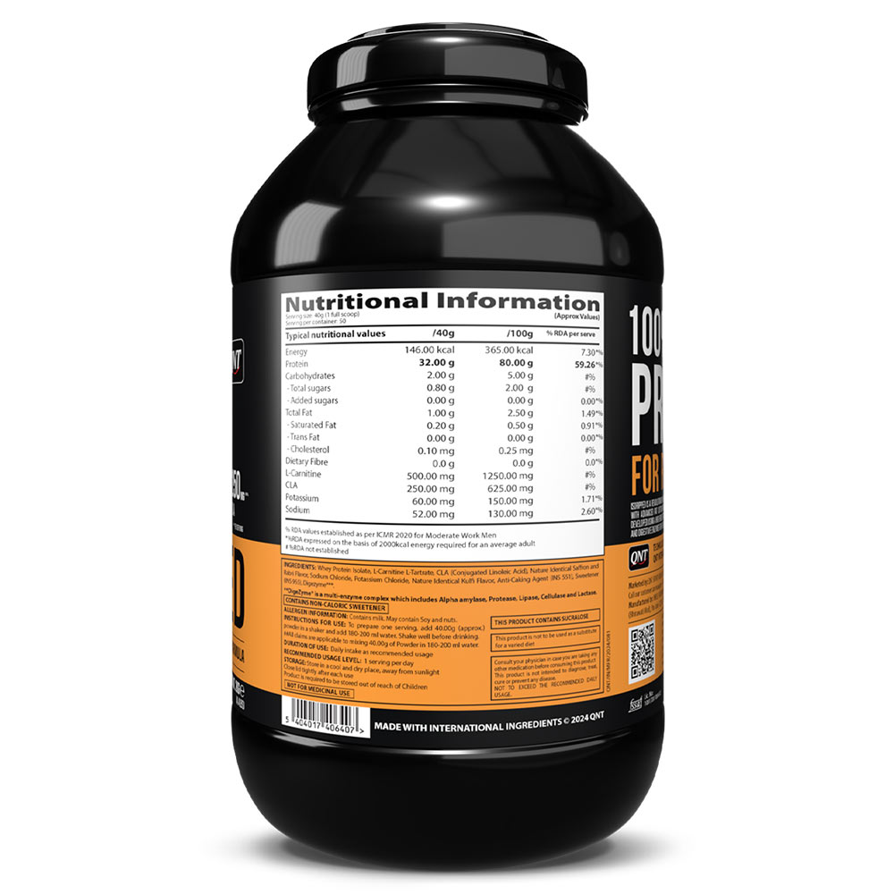 3 - QNT ISO Ripped,  4.4 lb  Kesar Malai Kulfi 